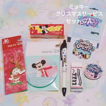 디즈니 리조트 *미키 7세트* Christmas 서비스 판매 A