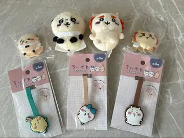 [ 묶음 판매 ] 치이카와 (먼작귀) 가챠 봉제 인형 클립 택 세트