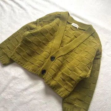 SLOBE citron. 오버 사이즈 가디건 와카쿠사색 루즈핏