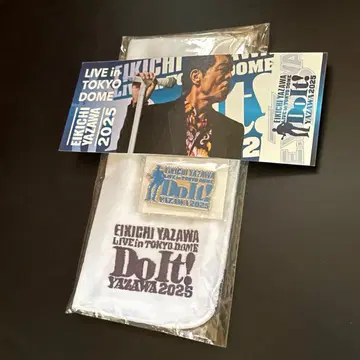 야자와 에이요시 도쿄 DOME SS석 한정판 핸드 타월 핑 배지 티켓
