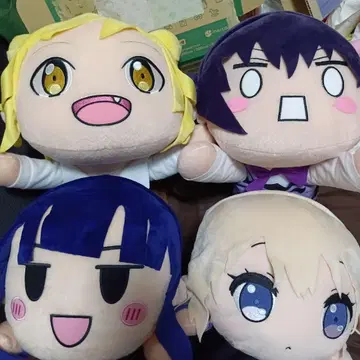 애니메이션 계열 메가 점보 누워있는 봉제 인형 묶음 판매