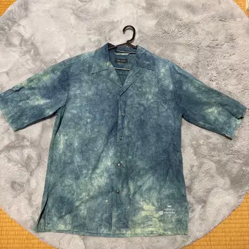 Nulabel 19-84 반팔 셔츠 청록색 타이다이