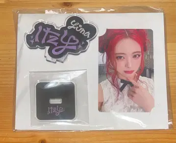ITZY JYP POPUP STORE 아크릴 클립 스탠드