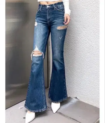 gyda 플레어 데님 팬츠