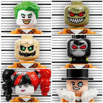 LEGO 76300 수감복 조커 외 피그 6개