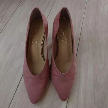 핑크 스웨이드 스틸레토 펌프스