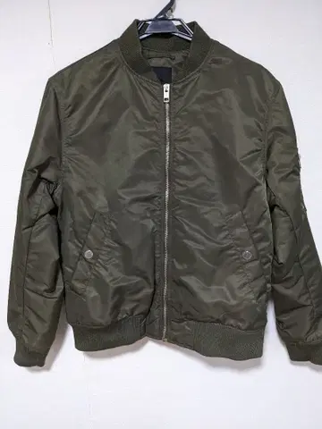 H&M 점퍼 플라이트 자켓 블루종 아우터 M 새상품급