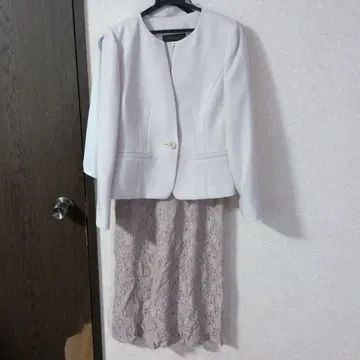 9AR 자켓 블라우스 레이스 스커트 세트 포멀