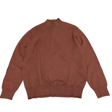 어반 리서치 하이넥 니트 풀오버 브라운 루즈핏 심플