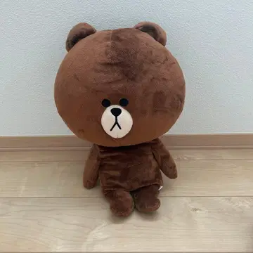 브라운 봉제 인형 약 55cm 라인프렌즈 코니 브라운