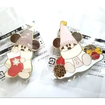 새상품 미개봉 디즈니 릴린린 정글 카니발 핀 배지 2점