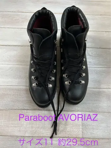 Paraboot AVORIAZ 블랙 부츠 사이즈 11 거의 새상품