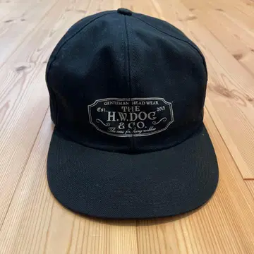 THE H.W.DOG & CO. 트래커 캡 블랙