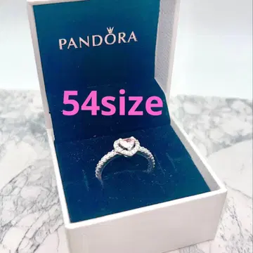 PANDORA 반지 69 핑크 하트