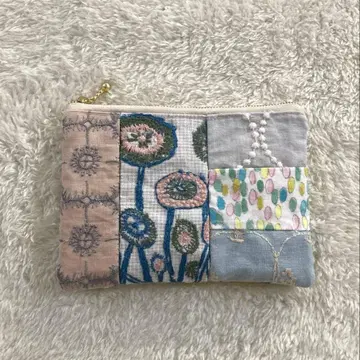 미나 페르호넨 양면 패치워크 핸드메이드 파우치