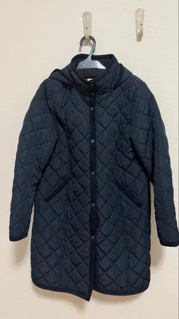 BEAMS HEART 네이비 퀼팅 자켓 M