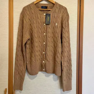 [ 미사용, 택 포함 ] 폴로 랄프 로렌 니트 가디건 케이블 니트