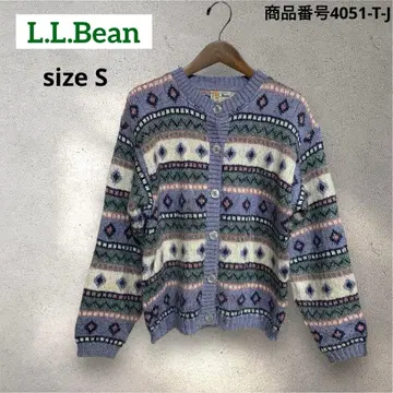 L.L.Bean 빈티지 페어아일 패턴 가디건 사이즈 S
