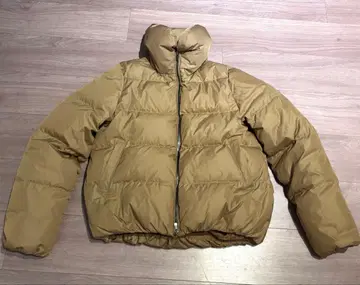 테리 다운 자켓 M 베이지