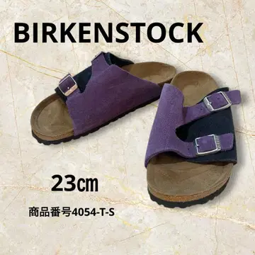BIRKENSTOCK 샌들 Zurich 스웨이드 보라색x블랙 23cm