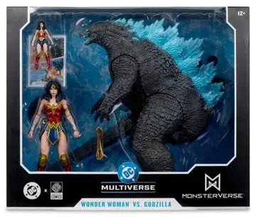 원더우먼 vs 고질라 피규어 세트