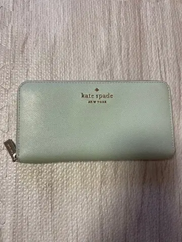 케이트 스페이드 민트 그린 장지갑