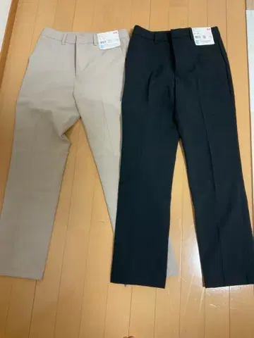 UNIQLO 새상품 감동 팬츠 2종 세트 인심 보정 완료