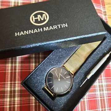 한나 마틴 HANNAH MARTIN 손목시계 블랙 금 브랜드