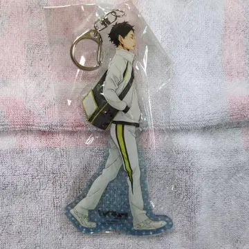 하이큐!! 후쿠로다니 아카아시 아크릴 키링 등교