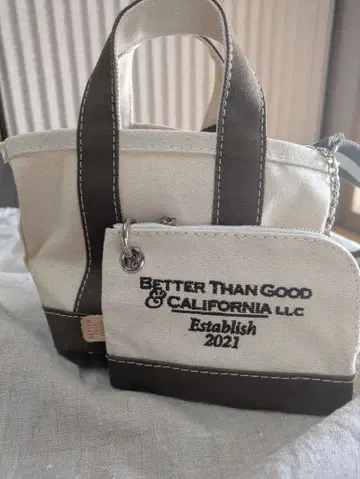 BETTER THAN GOOD 체인 파우치 포함 토트백