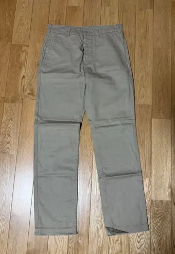 [ MHL ] 마가렛호웰 / 베이지 치노 팬츠 S