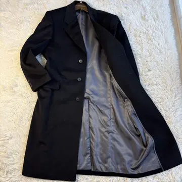 새상품급 캐시미어 100% 롱 체스터 코트 LEGMAN DEORON