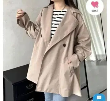 prose verse 미들 기장 A라인 트렌치코트