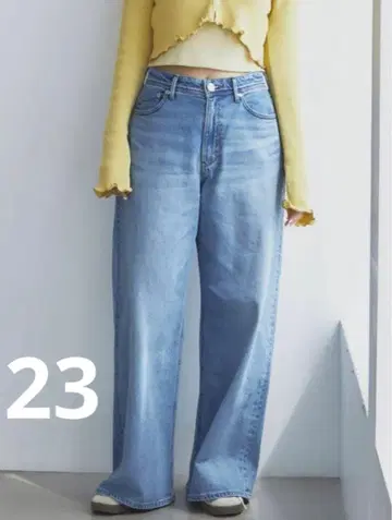 새상품급 야누크 루즈 배기 KATE 케이트 OUS 사이즈 23