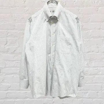 SHIRT MAKER CHOYA 긴팔 Y셔츠 스트라이프 형태 안정 가공