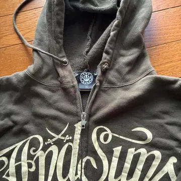 AndSuns 후드 부착 후드티 브라운