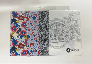 EXPO2025 미야쿠미야쿠 클리어 파일 세트 4점 블랙 미야쿠미야쿠