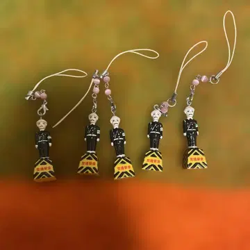 교통안전 기원 스트랩 미야코지마 마모루군 5개 세트 기념품 지역 특산품