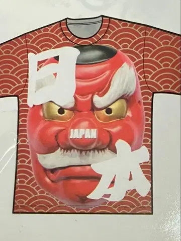 텐구 프린트 T셔츠