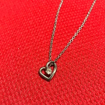 다이아몬드 실버 목걸이