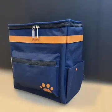 CALORE 네이비 스퀘어 백팩 백팩