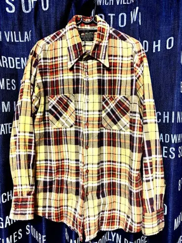 존 블레어 체크 무늬 플란넬 셔츠