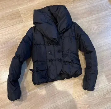 숏 다운 자켓 블랙