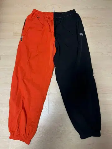 TIGHTBOOTH 오렌지/블랙 와이드 팬츠