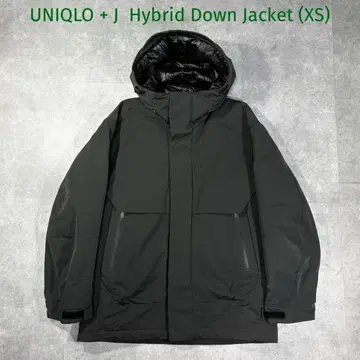 [ 미사용품 ] 유니클로+J 하이브리드 다운 자켓 발수 디자이너