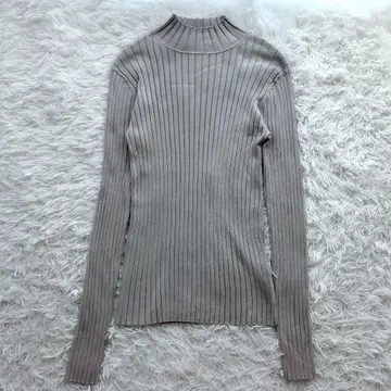 현행 모델 SOEJU 소주 와이드 리브 터틀넥 니트 M