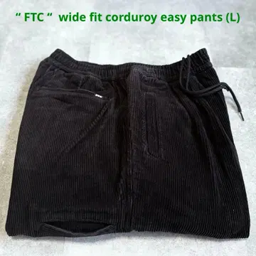 [ 미사용품급 ] FTC 에프티씨 굵은 폭 코듀로이 팬츠 와이드 이지