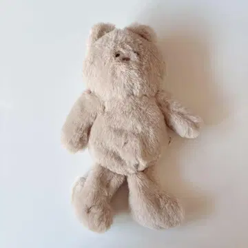 베이지색 곰 모양 봉제 인형