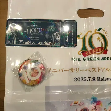 미세스 FJORD 피요르드 영화 입장 혜택 & 앨범 10 거울, 쇼핑백