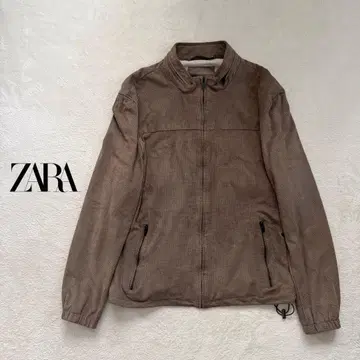 ZARA MAN 메쉬 자켓 스웨이드 브라운 [ XL ] 조절 기능 포함